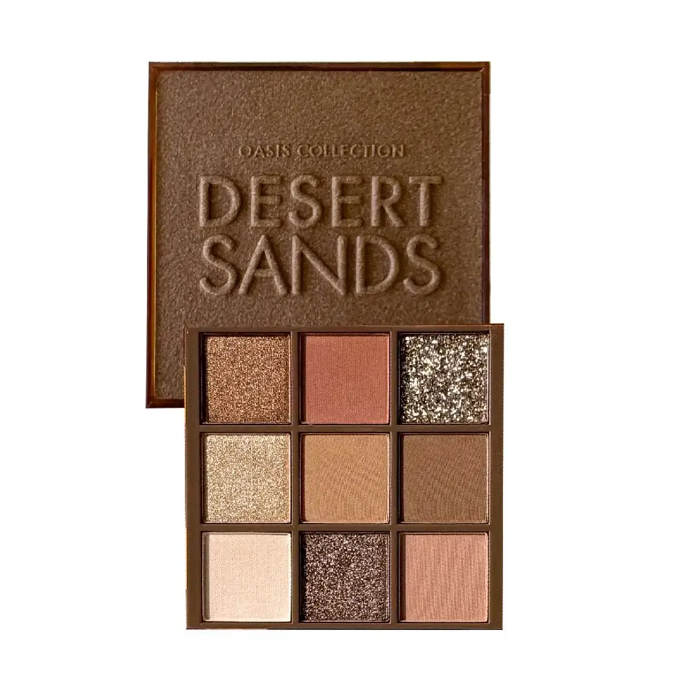 Oasis Collection Desert Sands Palette - 9-Color Eyeshadow Palette for Makeup Cosmetic