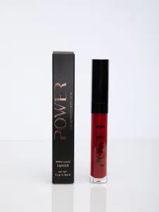 Womenish Matte Lipstick in Red, Capped with Black - Gloss, Lipgloss Makeup Cosmetic