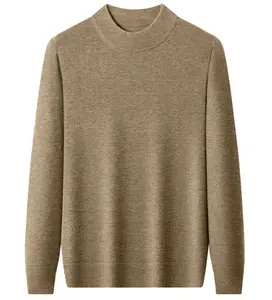 Ebb Supply Half Turtleneck Knitwear Sweater New Autumn/Winter Mock Neck Sweatshirts Solid Color Pullovers Man Brand Casual Mens Clothing