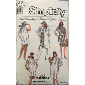 Simplicity 8550 Sewing Pattern (Vintage) CUT