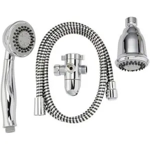3.15 in. 3 FNC Hand Held Head Shower Kit, Chrome