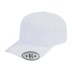 Blank - 6 Panel Baseball Cap - White