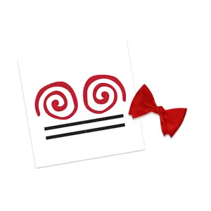 FashionTats Saw Clown Temporary Tattoos Kit | 3-Pack | Halloween Costume Ideas | MADE IN THE USA | Skin Safe | Removable