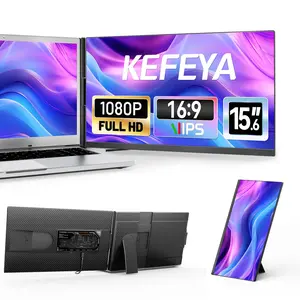KEFEYA Laptop Screen Extender, 15.6" FHD 1080P IPS Portable Monitor for Laptop, Plug and Play Dual Monitor Extender for 13"-17.3" Laptops, Compatible with MAC, Windows, Android, Linux, Chrome summervibes