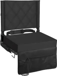 Stadium Seats for Bleachers with Back Support, Bleacher Seats with Backs and Cushion Wide, Padded Portable Folding Comfort Stadium Chair with Shoulder Strap, Perfect for Sports Events