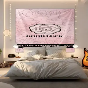 Chanel-Style Printed Tapestry With a Small Fragrance Pattern, a Fashionable Room Flag, And Unique Wall Art In The Living Room And Bedroom, Suitable As a Gift