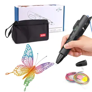 3D Printing Pen Set - Adjustable Temperature, Stepless Speed, PLA/ABS Compatible, LCD Screen for 3D Drawing, Ideal for Creative Art, DIY Projects