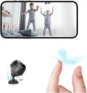Hidden Spy Camera for Home Use, Mini Security Wireless WiFi Camera, HD 1080P Indoor/Outdoor Night Vision Nanny Cam for Baby, Pets, Compatible with Smartphone, Tablets(Video Only)
