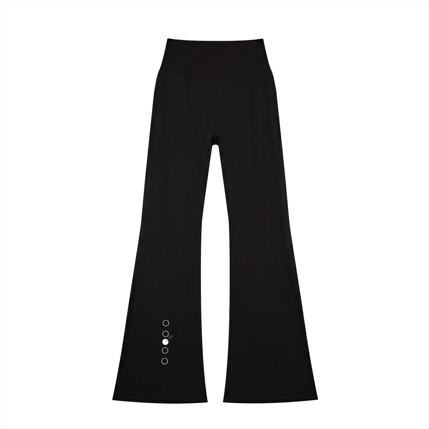 Stone Code High-Waisted Flare Leggings