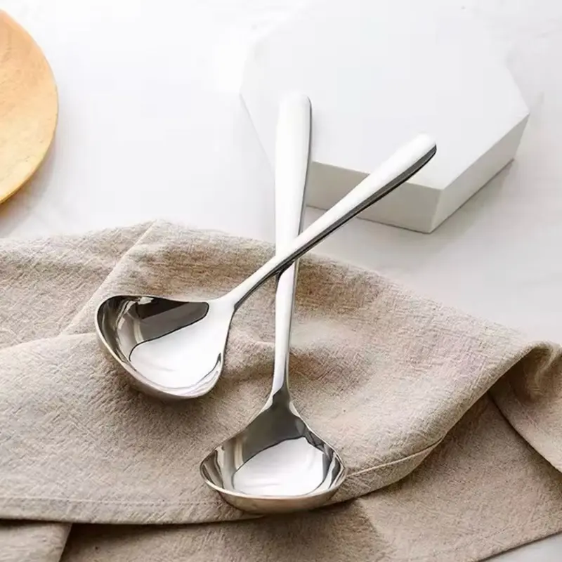 Viral Large Stainless Steel Spoons – 4 Pack