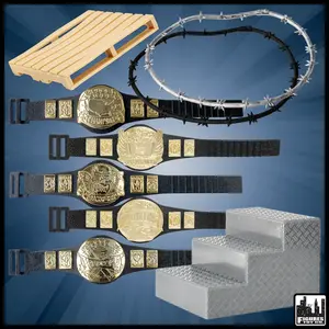 Starter Accessory Set for WWE & AEW Wrestling Action Figures [Version 2]