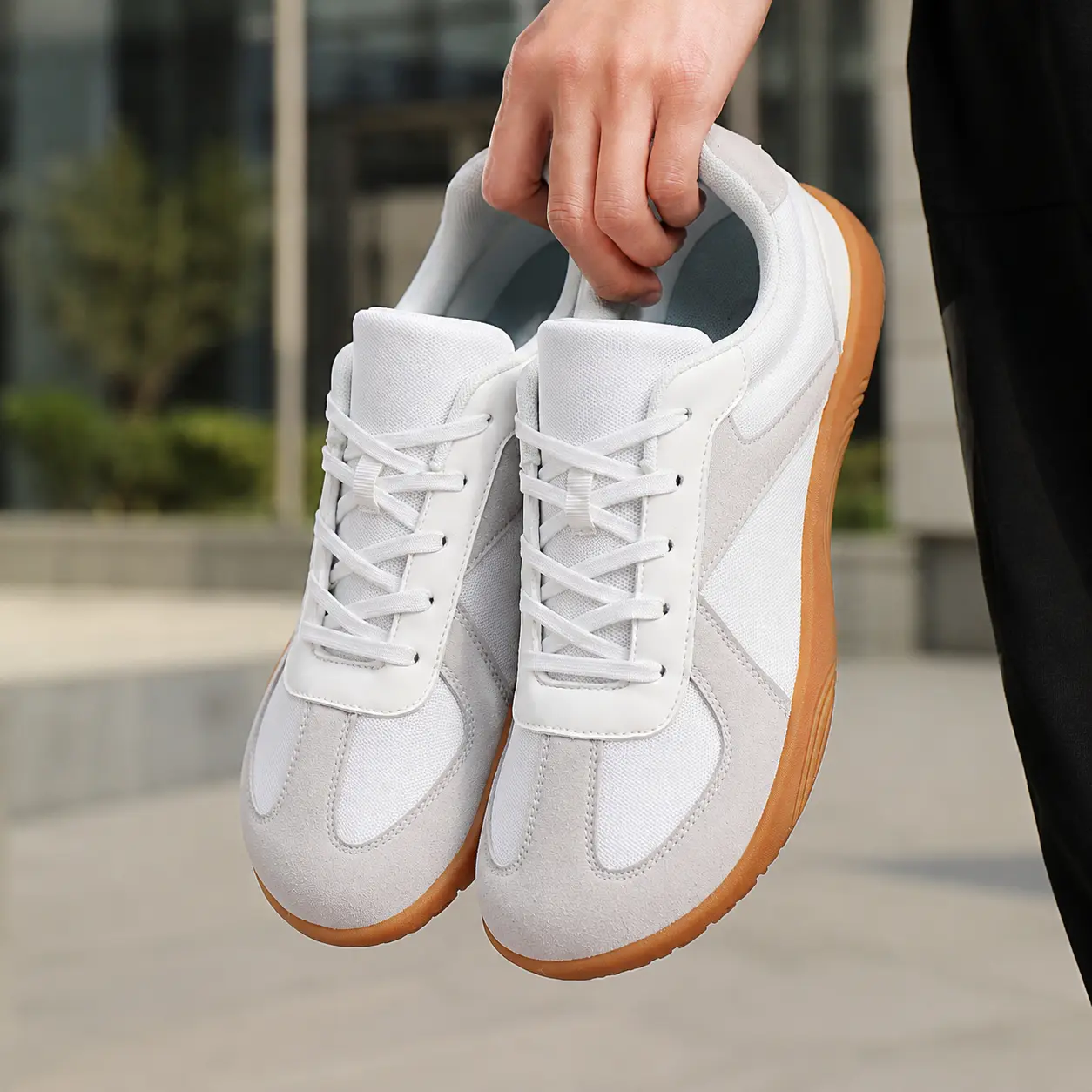 Viral Mens Barefoot Shoes Wide Toe Box Zero Drop Minimalist Sneakers Flexible Gym Shoes