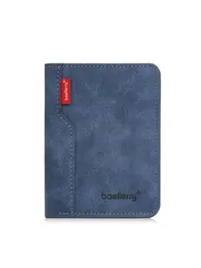 Matte Texture Short Vertical Wallet, Simple Casual Style, Business Wallets, Anti-Magnetic, Multiple Card Slots, Cash Pocket, Coin Pouch, Label Detail, Casual Trendy Wallet