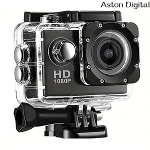 Aston DigitalUltra-HD Waterproof Action Camera, Multipurpose 140 Degree Wide Angle 30m Waterproof Action Camera, 1 Count Wifi Action Camera with 32G TF Card, Underwater Action Camera for Outdoor Sports