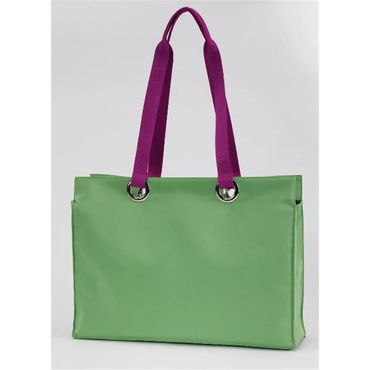 Joann Marrie Designs CTYLI Large Structured Women's City Tote Bag - Lime, 2-Pack, Back to School Haul, Commuter Style, Padded Divider, Support ft