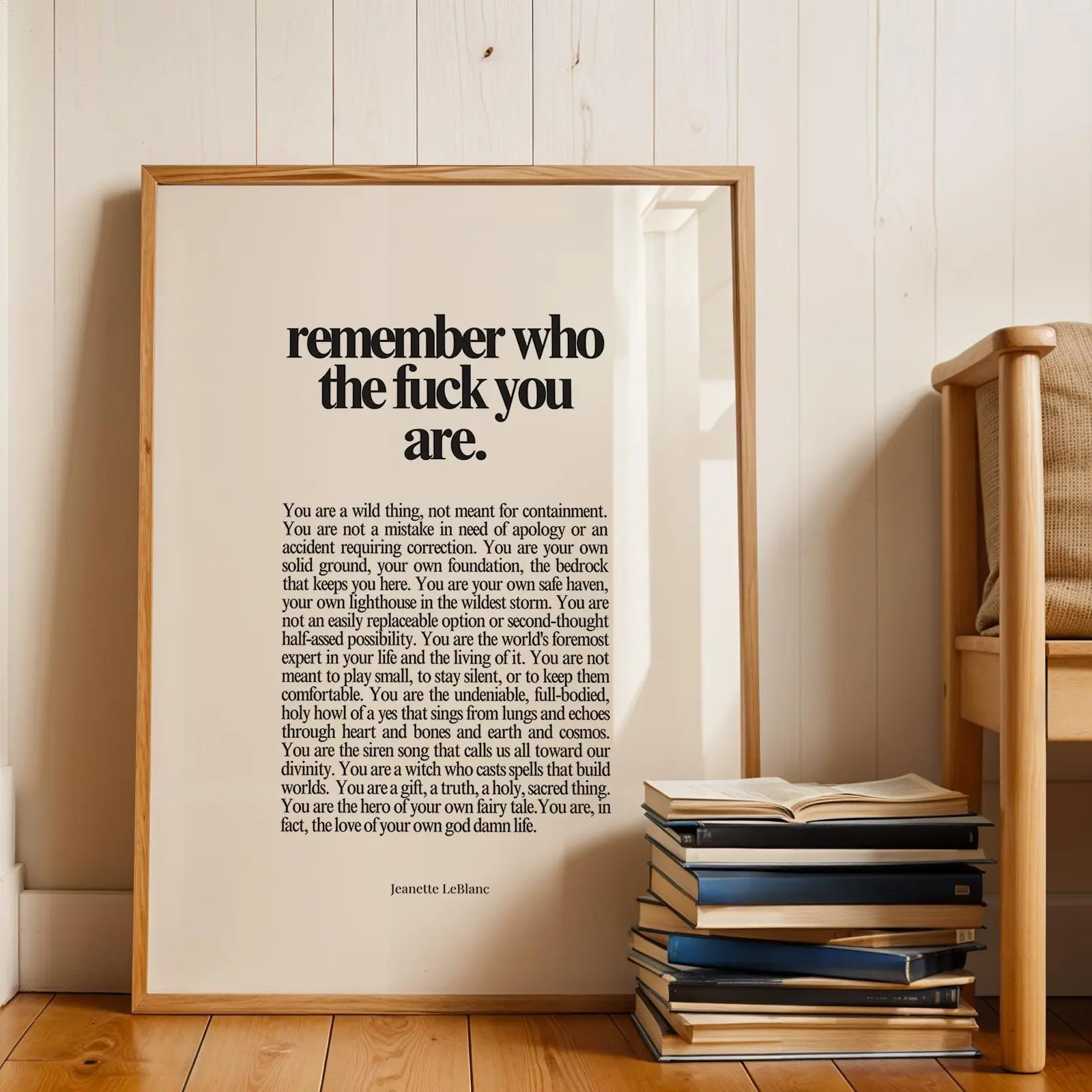 Daily Affirmations Wall Art Print, Self-Trust Reminder, Breakup, Divorce, Situationship Poster Unframed