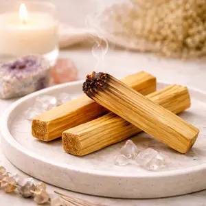 Set of 3, Palo Santo Sticks Sustainably Harvested, Holy Wood Smudging Stick for Energy Cleansing, Meditation, Spiritual Ritual, Home Cleansing Incense