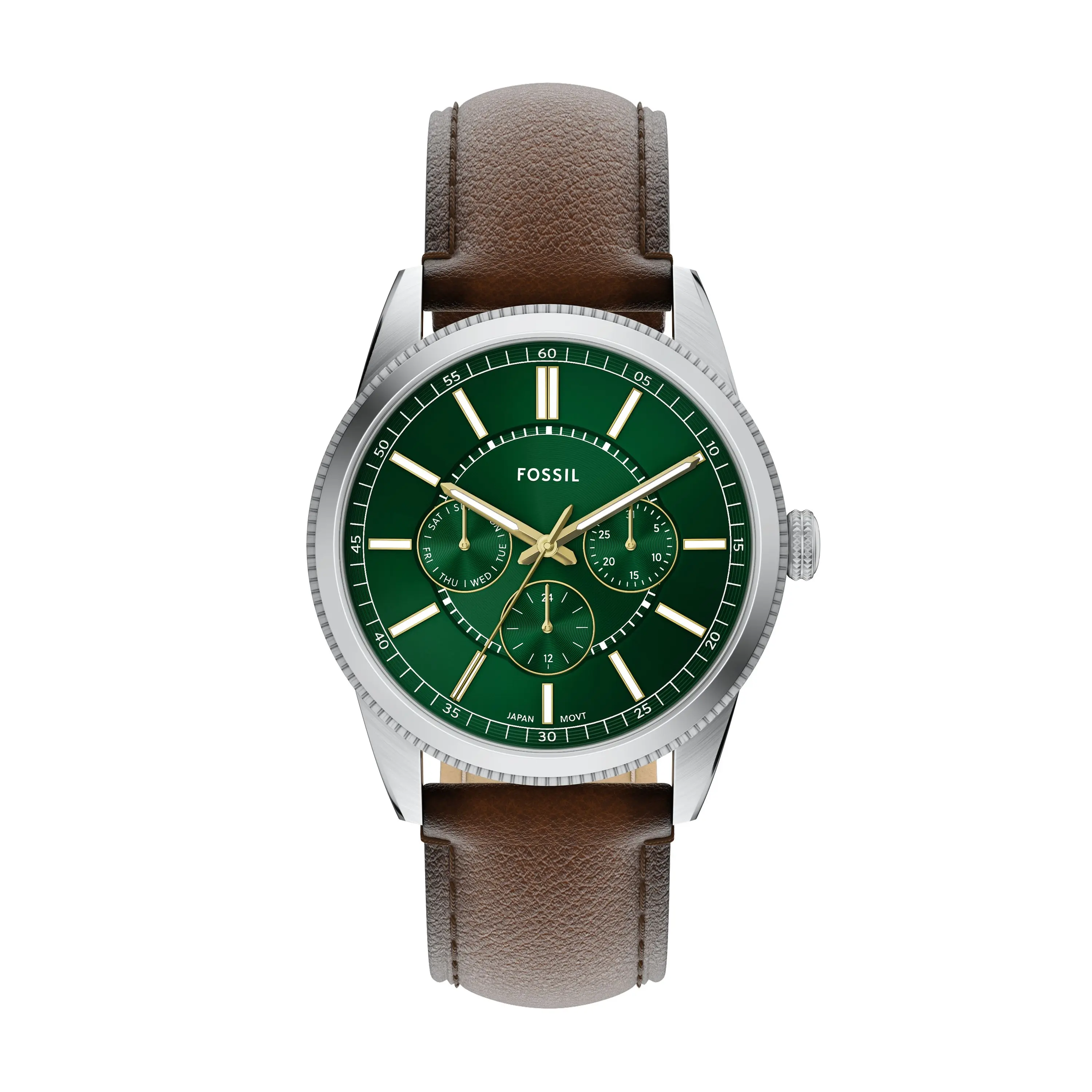 Fossil Men's Pearson Multifunction Brown Leather Watch