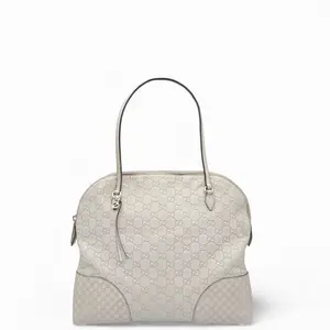 Pre-owned GUCCI Leather tote bags Handbag Guccissima Beige (sp1029m2)