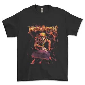 Gildan Print Megadeth Peace Sells Black T-shirt