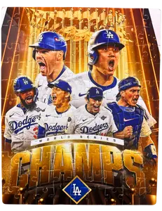 Custom Golden Dodgers Champs Sports Collectible