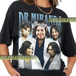 Vintage Dr Miranda Bailey Retro Shirt, Gift For Woman and Man Unisex T-Shirt
