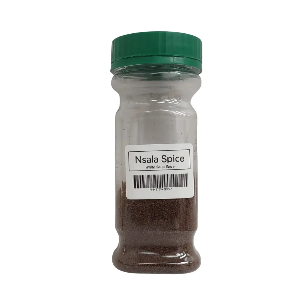Riia's Nsala Spice Blend for Authentic Nigerian Ofe Nsala Soup - Pre-Blended with Grains of Selim Calabash Nutmeg & Uziza Seeds for Spicy Earthy Flavor