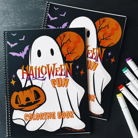 Halloween Fun Coloring Book for Spooky Fun for Adults and Kids
