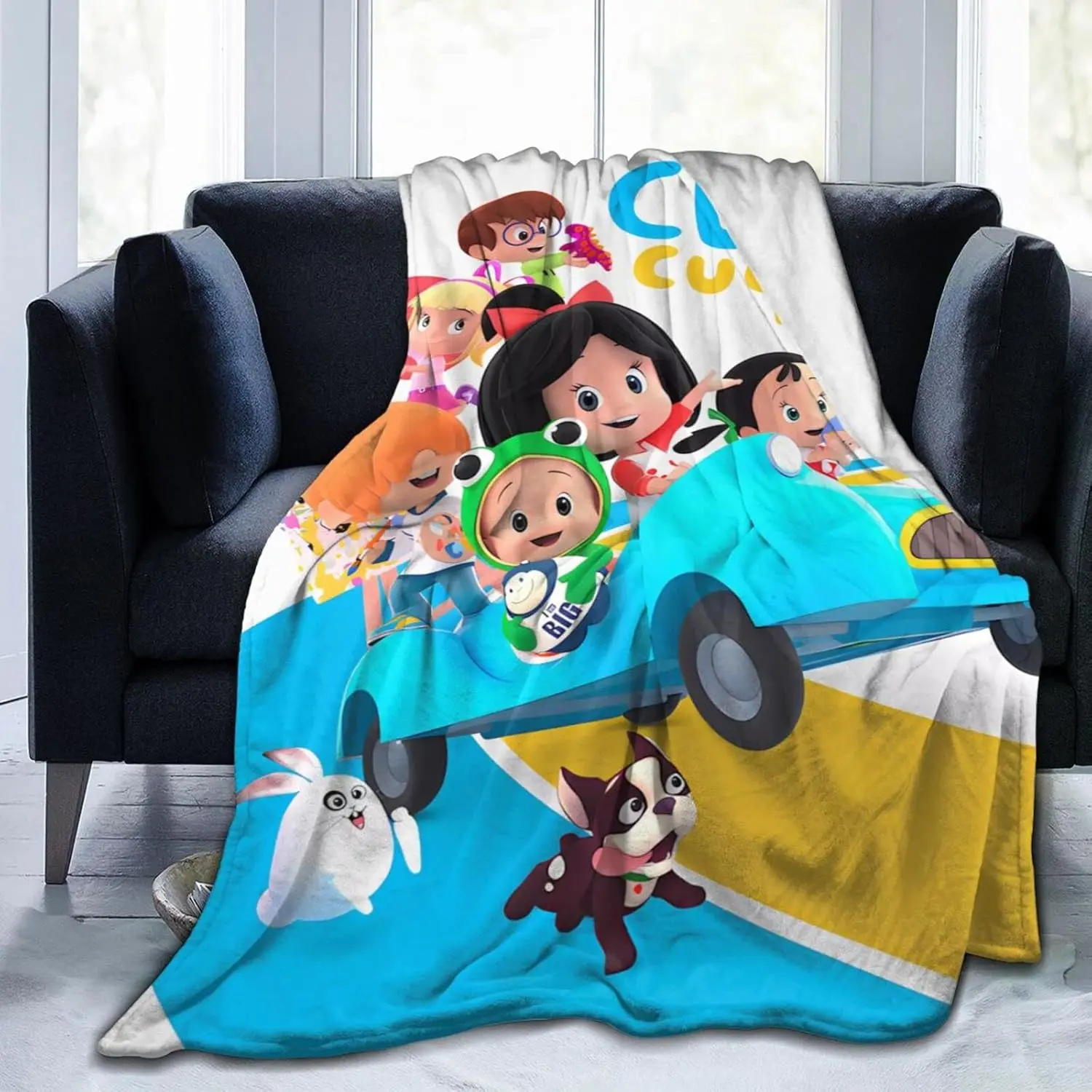 GLGFAS Cleo Anime Cuquin Blanket Throw Blankets Ultra Soft Flannel Lightweight Throws for Couch, Bed,All Seasons Use 107