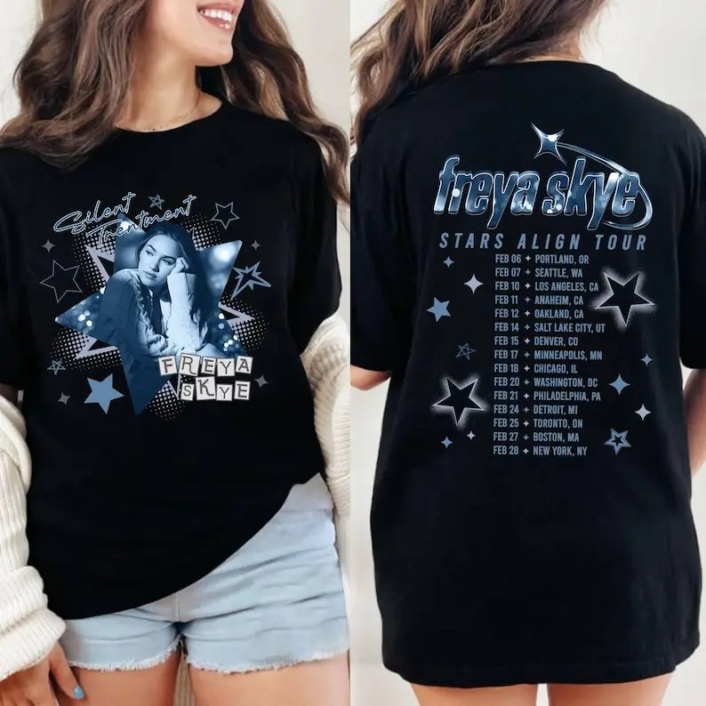 2-sided Freya Skye Vintage 90s Shirt,Descendants Zombies 4 The Rise Of Red Worlds Collide Tour Tee,Freya Skye Music Tour Shirt Merch