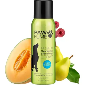 PAWFUME Premium Grooming Spray Dog Spray Deodorizer Perfume for Dogs - Dog Cologne Spray Long Lasting Dog Sprays - Dog Perfume Spray Long Lasting After Bath- Dog deodorizing Spray (Blue Ribbon)