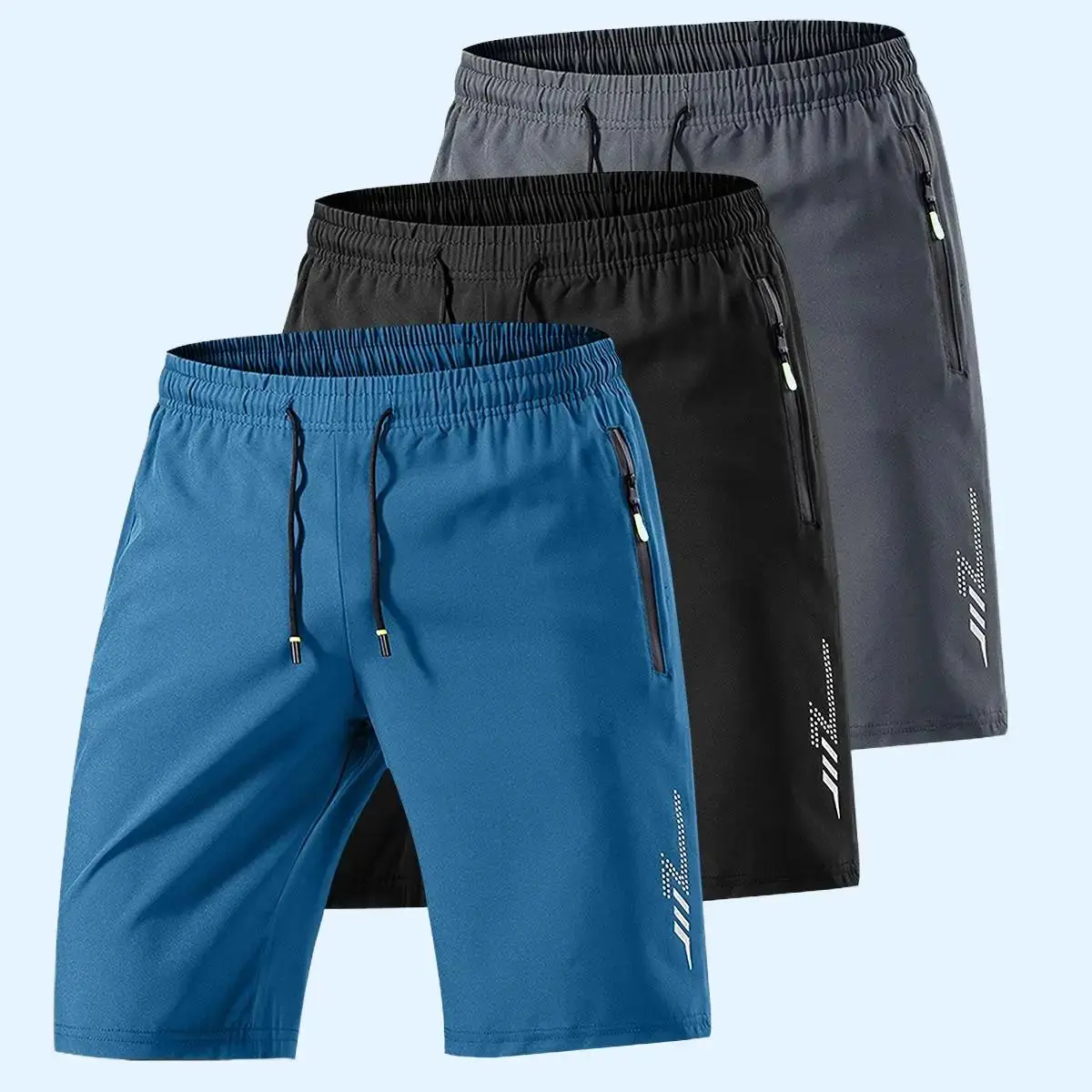 Lake Blue + Black + Gray