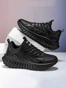 1 Pair of Men's Stylish & Trendy Sneakers | Fashion Casual Style | Breathable Mesh Upper + Soft Elastic Sole + Comfort Lining | Daily Outings/Commute & School, Must-Have Versatile Shoes for Trendsetters Breathable Walking Sneakers