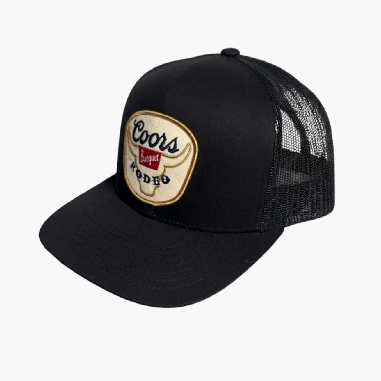 Coors Rodeo Embroidered Retro Hat Trucker Hat Many Colors Snapback Hat, Unisex Casual Street Style, Gift Idea For Her Him, Unisex Everyday Wear