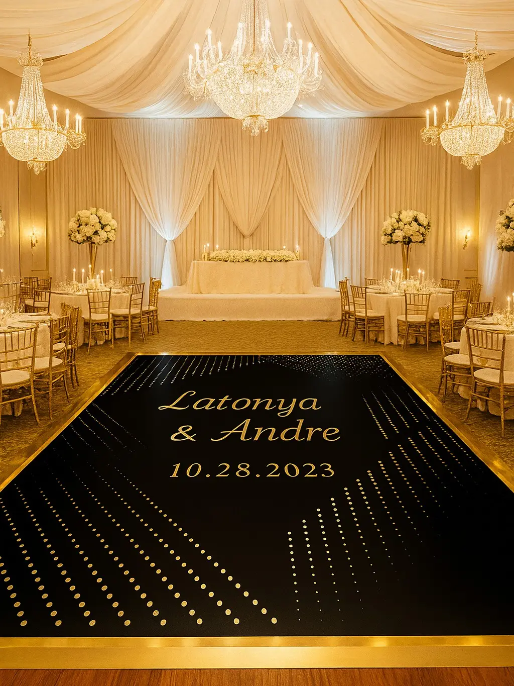 Custom Dance Floor Wrap, Personalized Floor Decal, Wedding Floor Graphic, Birthday Floor Sticker, Vinyl Dance Floor Decor, Event Floor Wrap