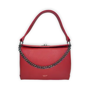 Bella Handbag Genuine Italian Leather With Gun Metal Hardware luxury bags