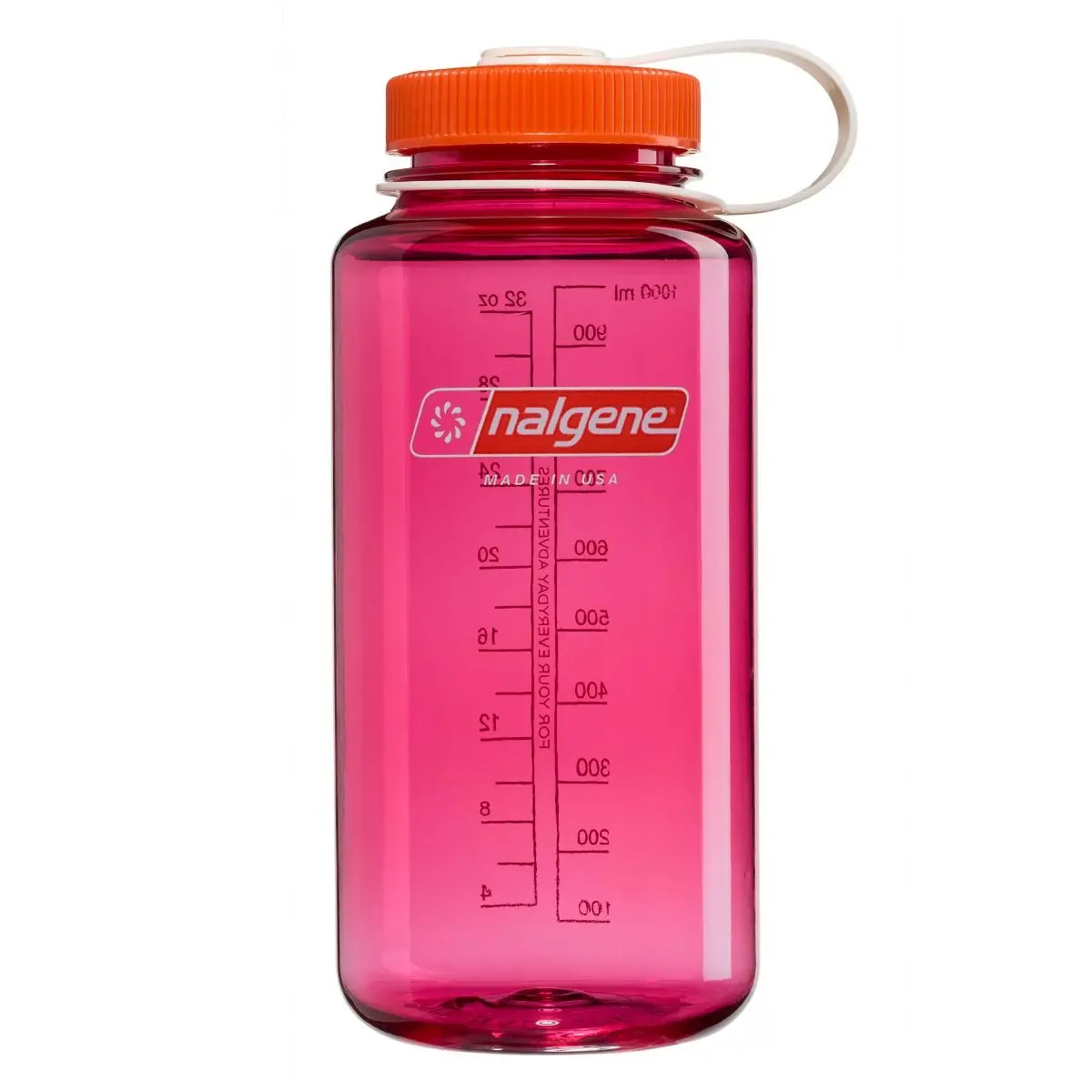 Nalgene 342908 32 oz Wide Mouth Sustain Water Bottle - Fuchsia Purple