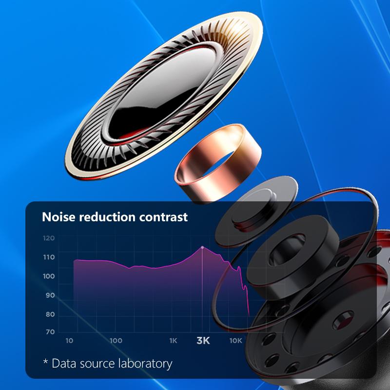 K550 Bluetooth 5.4 Earbarz with Alloy Case – 360° Panoramic Sound, HD Call, Noise Reduction, Long Battery, Waterproof Sports Earphone