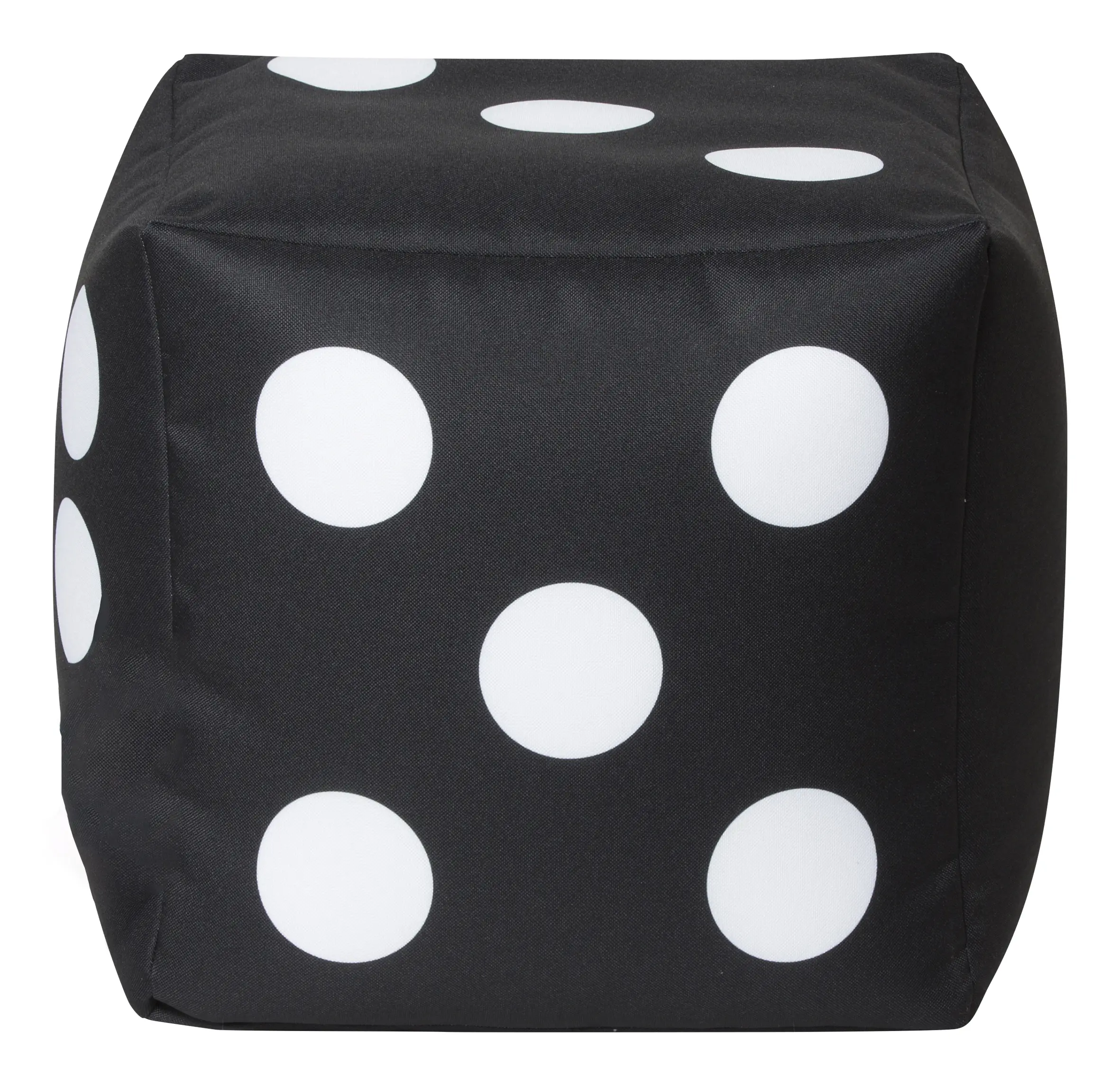 Gouchee Home Cube Dice Ottoman/Pouf - Playful Design, Everyday Versatility, Striking Dice Print, Lightweight & Portable, Premium Canadian Polystyrene Beads