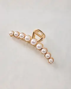 Gold Combo - Milano Pearl Claw Clip - L. Erickson