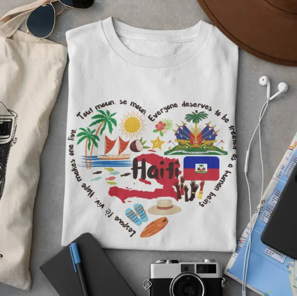 Help for Haiti Shirt, Prayers for Haiti Shirt, Haitian Refugee Shirt, Everyone Deserves to Be Treated as a Human, Hope Gives Us Life