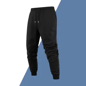 Men’s Jogger Pants Set with Adjustable Drawstring Waist and Tapered Ankle Cuffs Designed for Sports, Home, Casual Wear, and Training in a Simple Modern Style