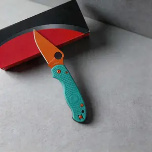 Outdoor Folding Knife | Corrosion-Resistant Edge & Ergonomic PVC Handle | Versatile EDC Tool for Camping | The Definitive Choice for Gifting