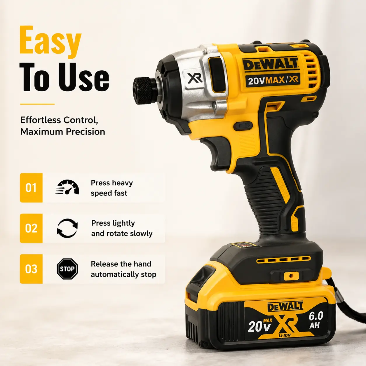 DeWalt DCF887 Cordless Screwdriver Brushless 205N.m  Driver Drill