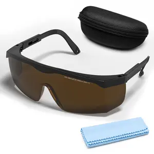 【DealsForYouDays】VMYTH 1064nm Laser Safety Glasses, OD4+ Infrared Eye Protection, Anti-Fog OTG Goggles for Prescription Eyewear, Laser Engraving & Labs Use, Microfiber Cloth to Alleviate Visual Fatigue & Full Protection