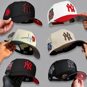 New Era MLB 59FIFTY Snapback Cap - NY Yankees/LA Dodgers Anniversary Patch, Unisex Classic Sport Streetwear Adjustable Collectible Sports Headwear