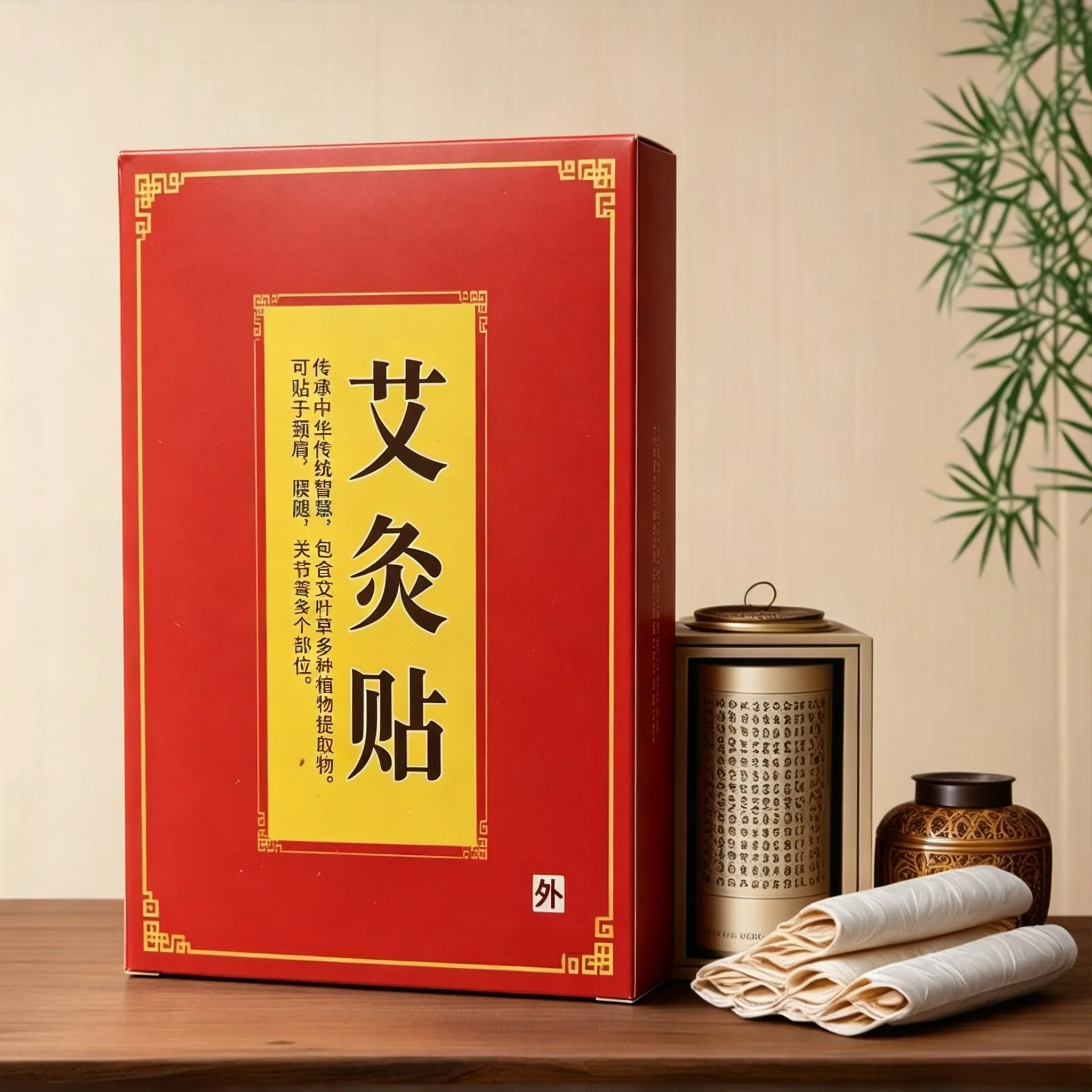 100pcs moxibustion patches, used for knees, neck, shoulder, lumbar spine, arms, transdermal herbal hot compress patches, long-lasting relief of muscle, joint, and neck muscle tension, stiffness, strain, and discomfort/2 boxes