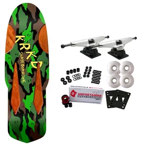 Krooked Skateboard Complete Kamo Diamond Quade Camo 10.75" x 33.95"