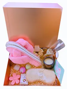 Luxurious Bridal Proposal Self-Care Gift Box – Champagne Glass, Candle, Slippers & More