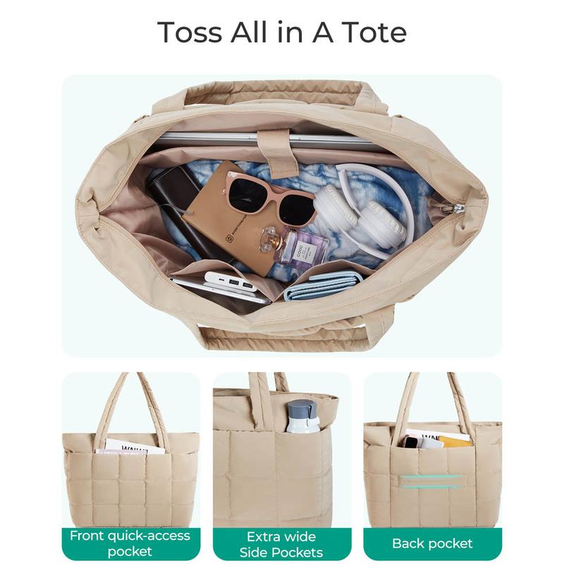 BAGSMART Bubble 22L-28L Expandable Puffer Travel Tote Bag, Puffer Small tote bag with Zipper, Travel Tote Bags Casual Handbags Nurse Bag TikTokShopHolidayHaul BAGSMART Bubble 22L-28L Expandable Puffer Travel Tote Bag, Puffer Small tote bag with Zipper, Travel Tote Bags Casual Handbags Nurse Bag TikTokShopHolidayHaul